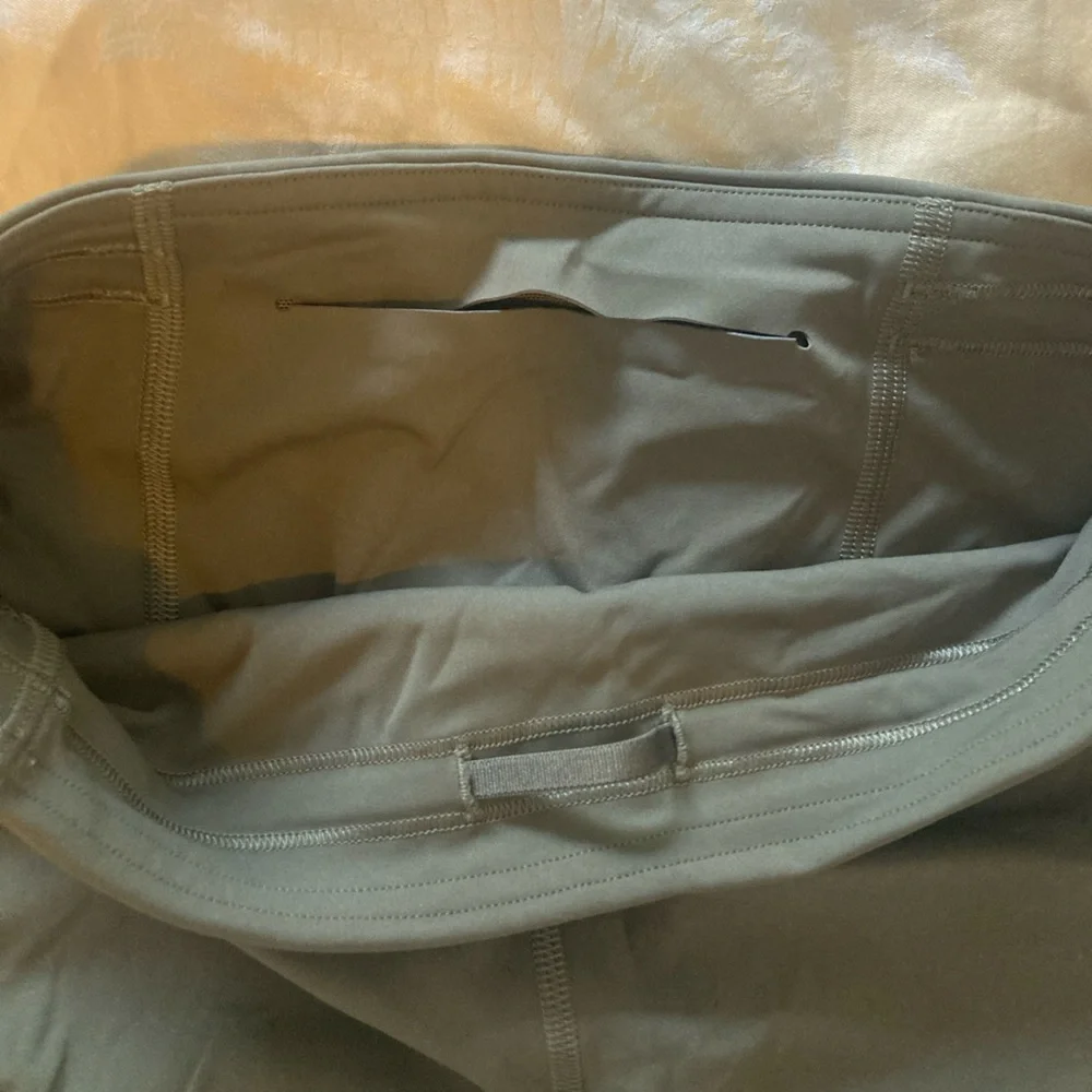 lululemon athletica Olive Green High-Rise Bike Shorts